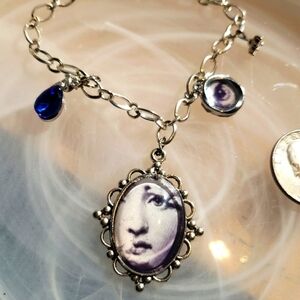 chain BRACELET FORNASETTI ART GOLD EVIL EYE PROTECTION